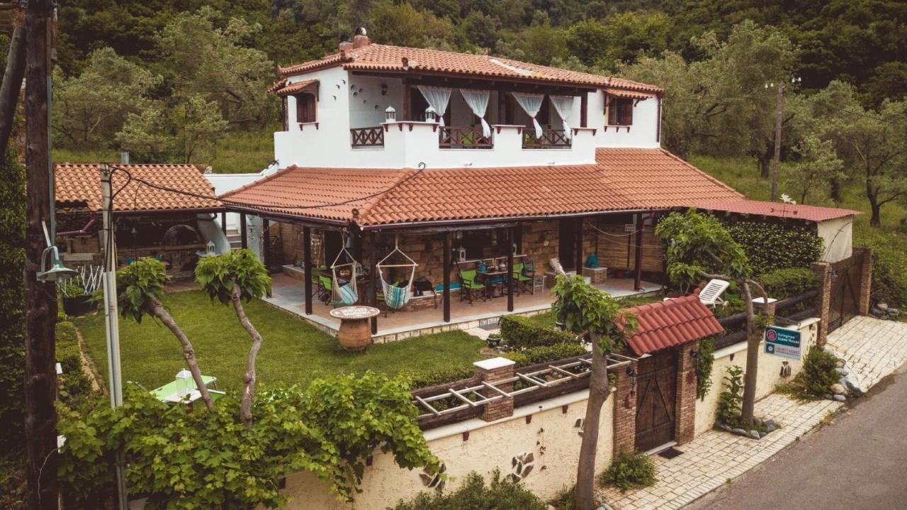 Kalogirou Stone House Apartment Limnionas  Luaran gambar